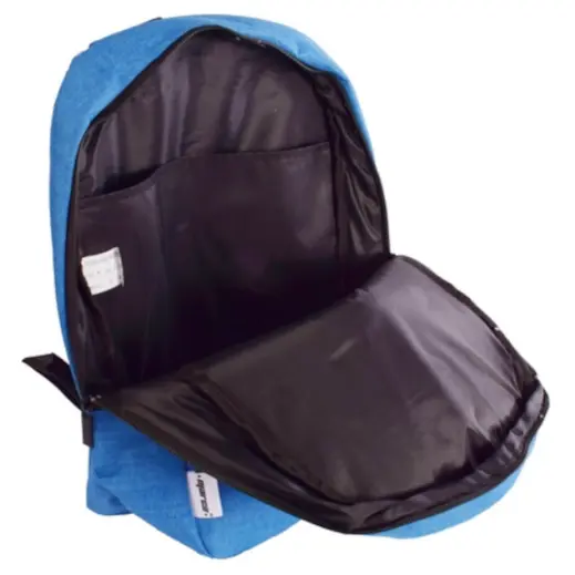 Metro Laptop Backpack Blue Open